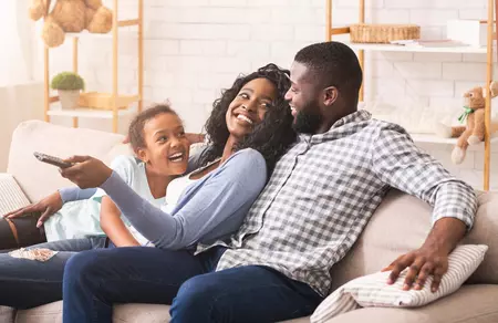 Lifestyle - Family on couch