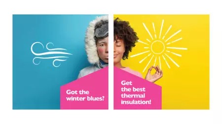 Beat the winter blues with Aerolite Soft Touch Ceiling Insulation