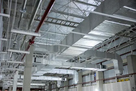 Sonic liner HVAC duct insulation 