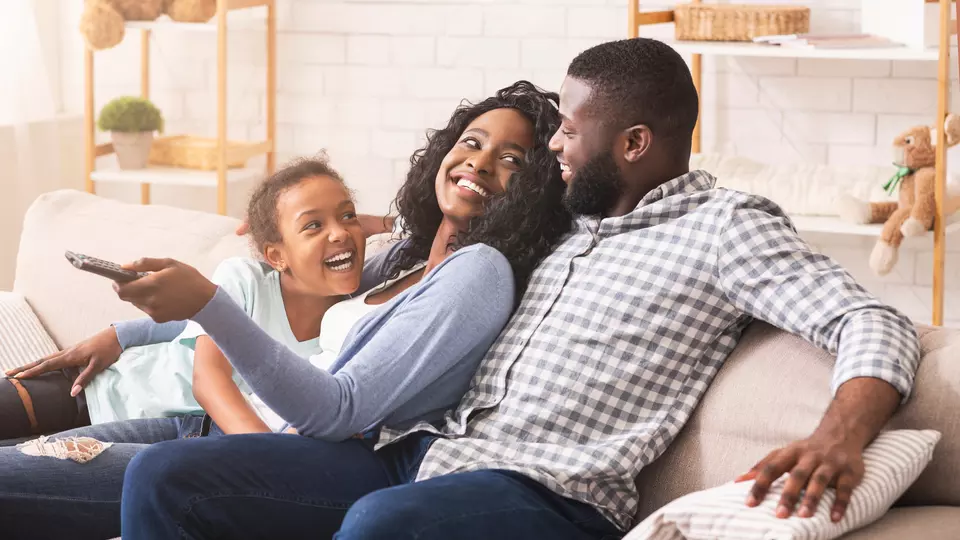Lifestyle - Family on couch