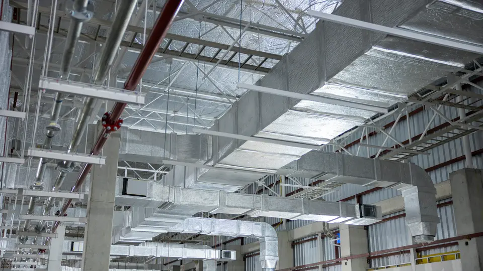 Sonic liner HVAC duct insulation 