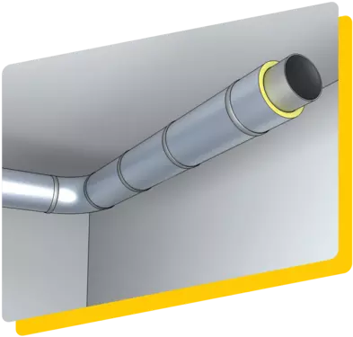 Snap on Pipe Application Image